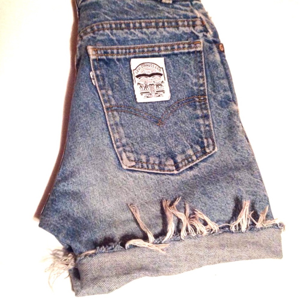 Vintage Levi’s Custom Jean Shorts - 14 Inch Rise
